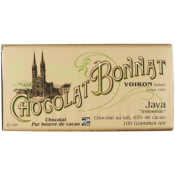 CHOCOLAT BONNAT AU LAIT JAVA 65%