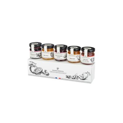 PLUMIER DE 5 CONFITURES MAISON PERROTTE