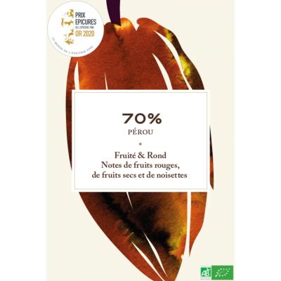CHOCOLAT ENCUENTRO BIO NOIR 70% PEROU