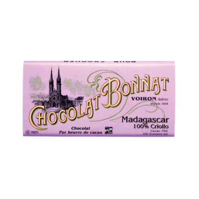 CHOCOLAT BONNAT NOIR CRIOLLO MADAGASCAR