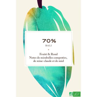CHOCOLAT ENCUENTRO BIO NOIR 70% BALI
