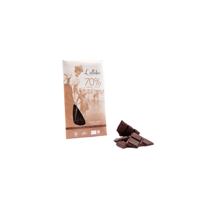 CHOCOLAT BIO NOIR 70% CARAMEL BEURRE SALE