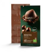 CHOCOLAT CLUIZEL BIO AU LAIT NOISETTE