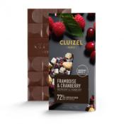 CHOCOLAT CLUIZEL NOIR 72% - FRAMBOISE CRAMBERRY
